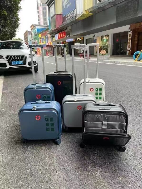 ออกแบบใหม่ กระเป๋าเดินทางหลายประการ พร้อมช่องเปิดด้านหน้า กล่องเดินทางธุรกิจ ขนาดใหญ่