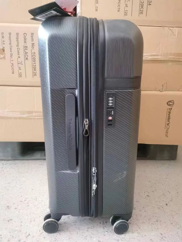 ขนส่งแฟชั่นใหม่ เดินทาง Hardside ขยาย ABS + PC กระเป๋าเดินทาง กระเป๋าเดินทาง