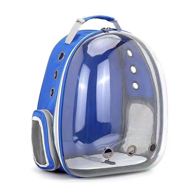 คุณภาพดี แถวโปร่ง แคปซูลสัตว์เลี้ยง แมว กระเป๋าเปื้อนหลัง Outdoor Shoulder Space Large Pet Carrier Bag กระเป๋าเปื้อนหลัง