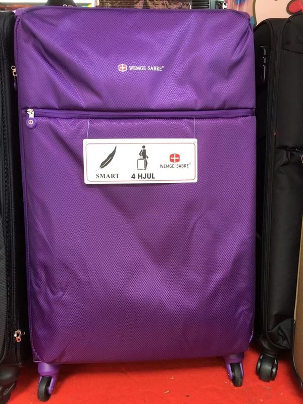 ยอมรับกระเป๋าเดินทางมือที่กําหนดเอง พร้อม TSA Lock Fabric Trolley Baggage 20 นิ้ว