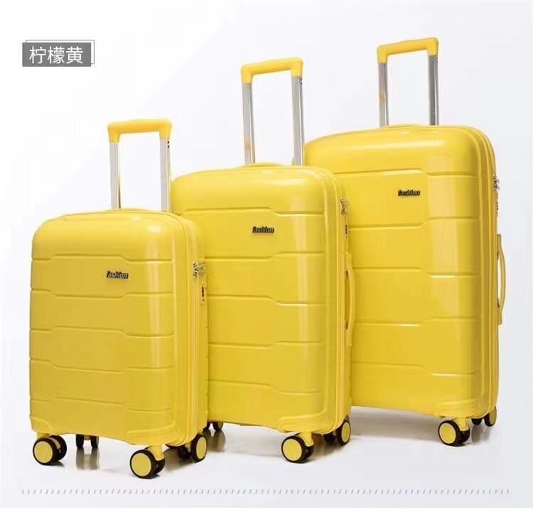 กระเป๋าสตางค์สามชิ้น ซิปเปอร์สากล พร้อมล้อ PP กระเป๋าสตางค์ Unisex กระเป๋าสตางค์