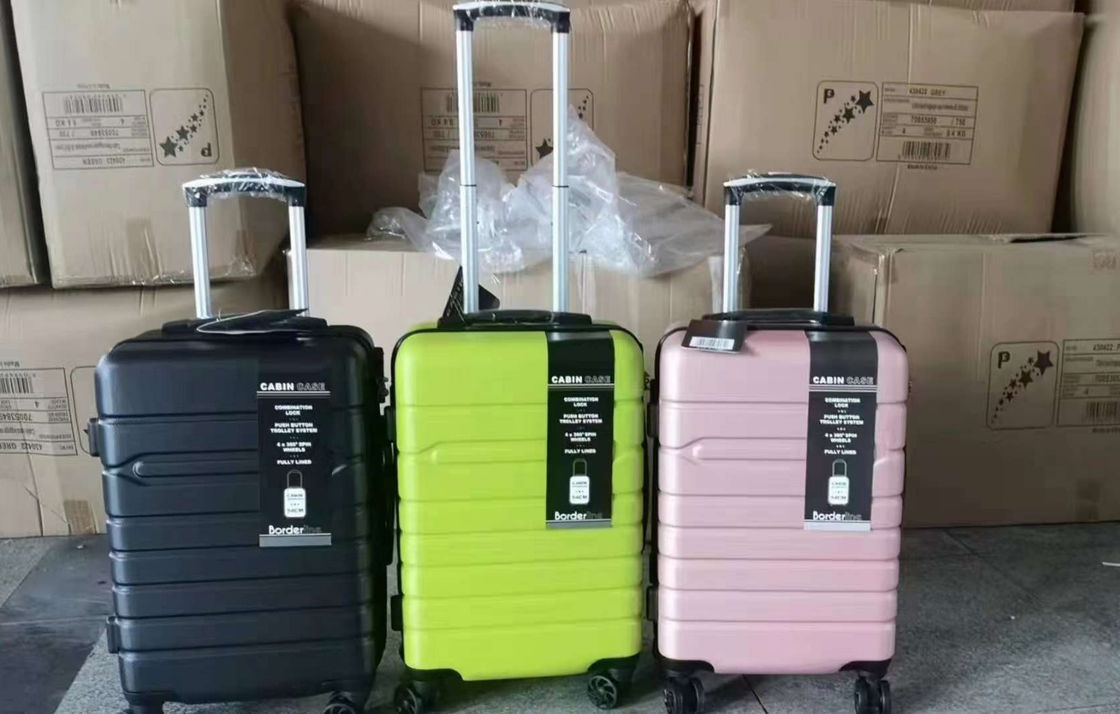 อุปกรณ์เสริมหรู ABS วัสดุแฟชั่น กระเป๋ารถยนต์ Universal Wheel Aluminum Trolley กระเป๋าเดินทาง Unisex Password กระเป๋าเดินทาง