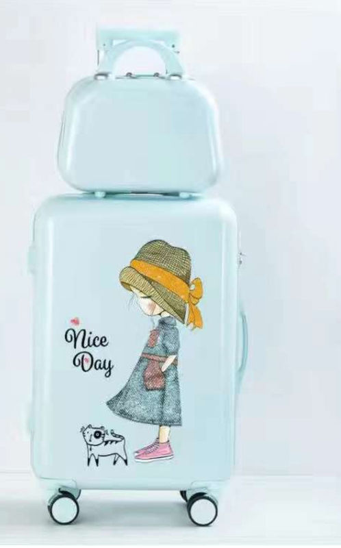 ABS Printed Carry On Trolley School Travel เด็ก กระเป๋าเดินทาง กระเป๋าเดินทางสําหรับเด็ก อุปกรณ์เด็ก