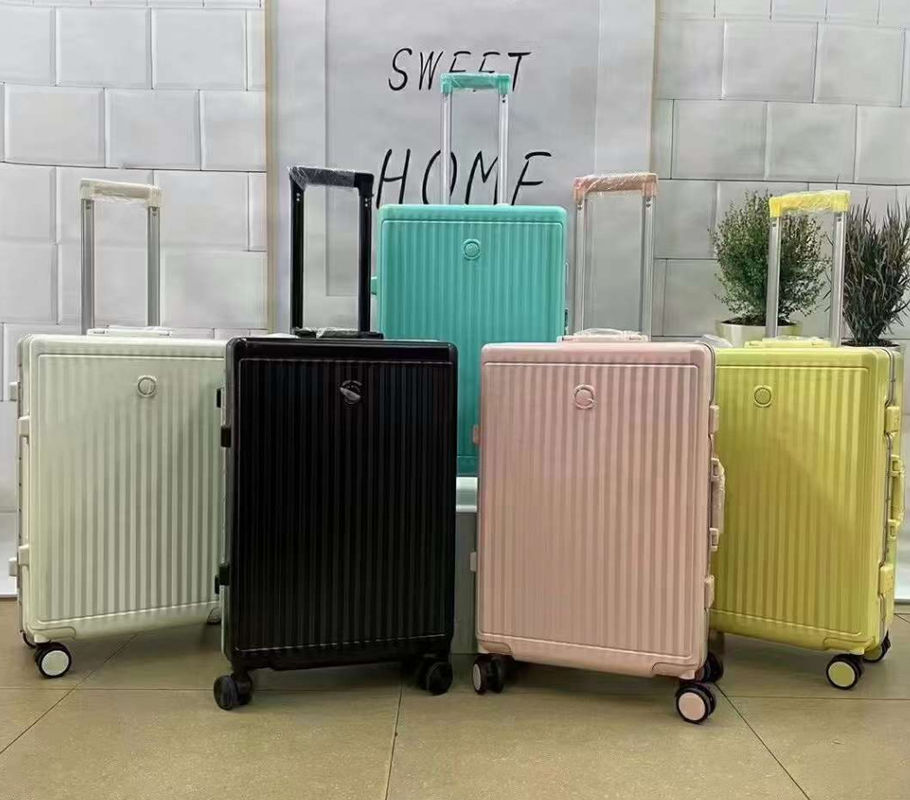 แบบซิปหลายสี น้ําหนักเบา ทนทาน แข็งแรง 4 ล้อ สปินเนอร์ ขนาดห้องเดินทาง กระเป๋าเดินทาง
