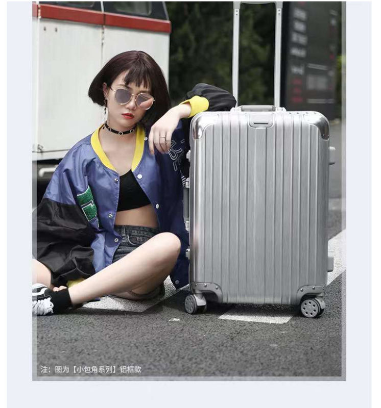 ใหม่ล่าสุด กระเป๋าเดินทาง ABS + PC Universal Wheel Zipper Trolley กล่องลากหนังกล่องรหัสกล่องกระเป๋าเดินทาง Wholesale