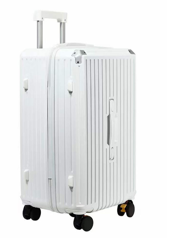โรงงานออกแบบใหม่ ขายปลีก กระเป๋าเดินทางขนาดใหญ่ พกพาสะพายสินค้า PC ABS หนังแข็ง ล้อหมุน รวมล็อก