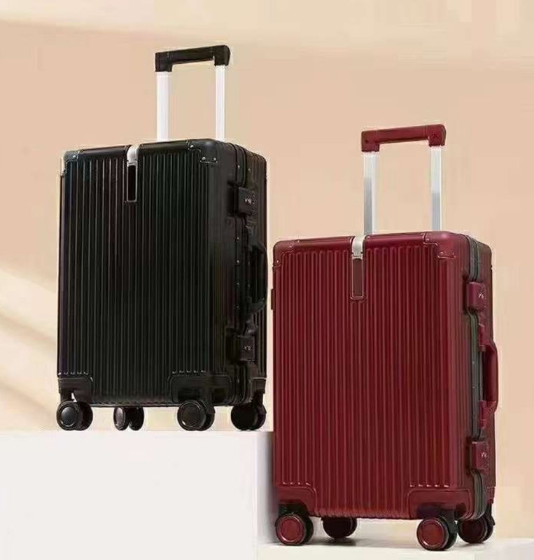 กล่องของขวัญ 22 นิ้ว สําหรับสุนัข สีชมพูเล็ก กระเป๋าเดินทางอลูมิเนียมครบครัน